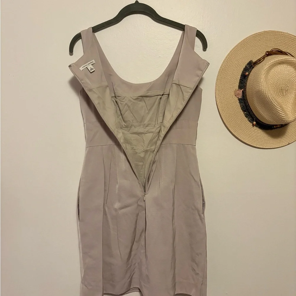 Banana Republic Soft Beige Sleeveless Mini Dress - Picture 6 of 7